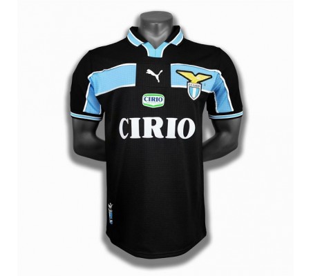 Lazio 98/99 Away Black Soccer Jersey